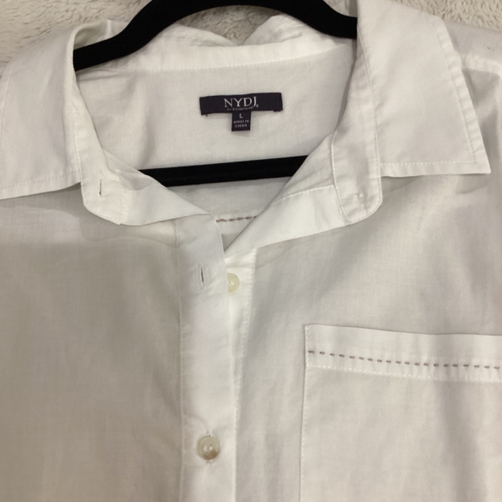 NYDJ White Shirt - Picture 2 of 3